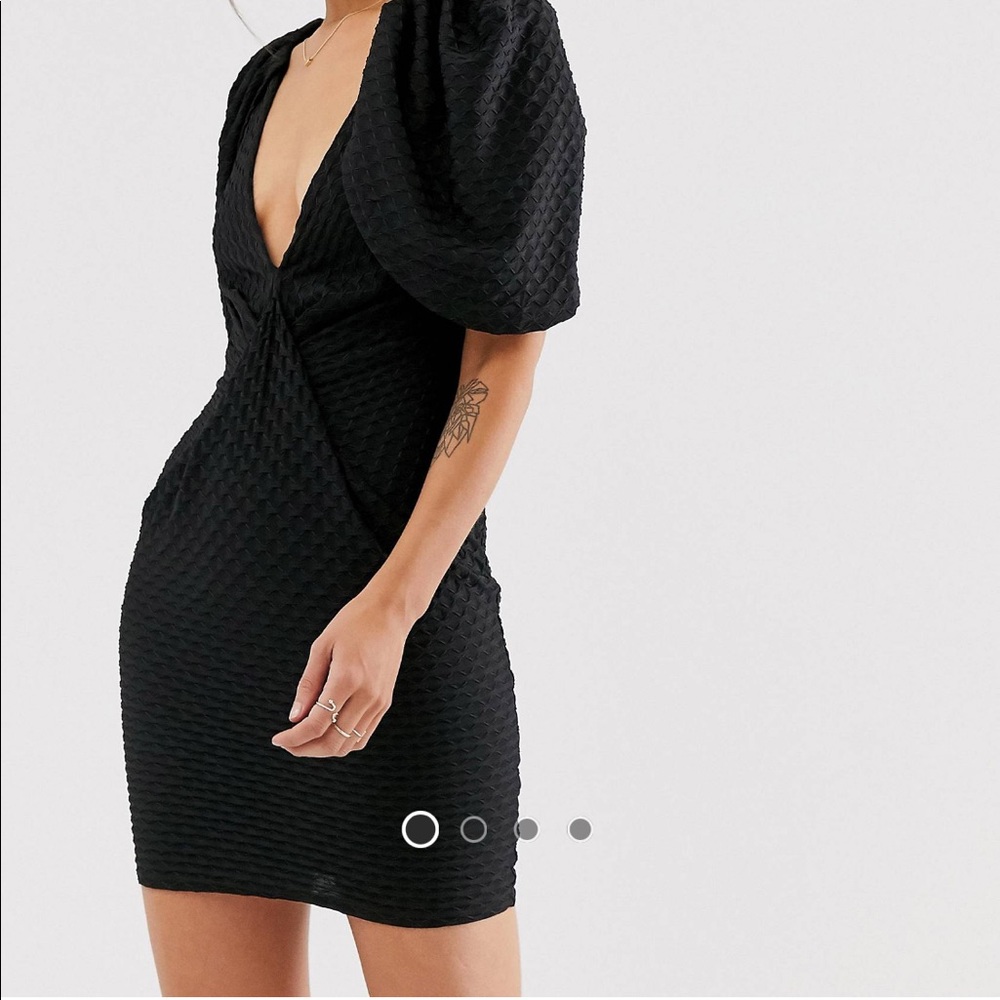 Black mini dress - asos 🥰